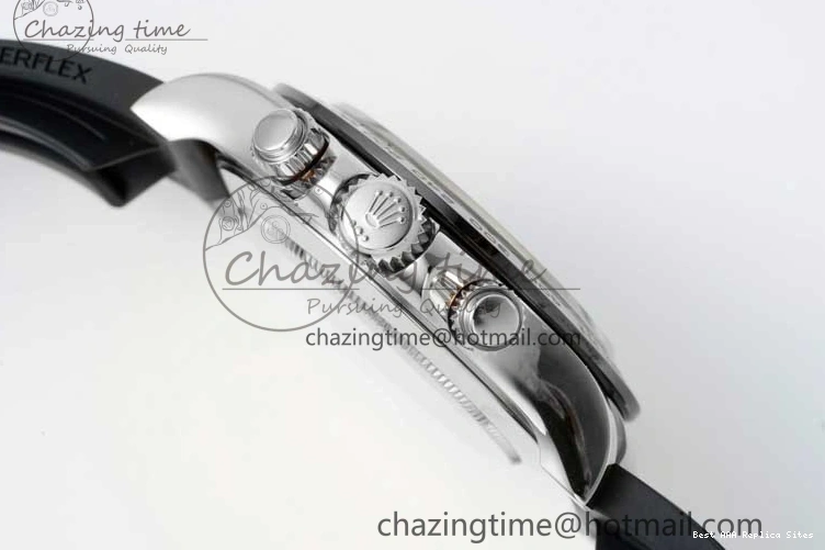 Good Copy Rolex Watches Oysterflex 116519 on 1:1 Best Edition Strap 2269 Rubber ZeroBulk SA Daytona Dial QF Meteorite 0116